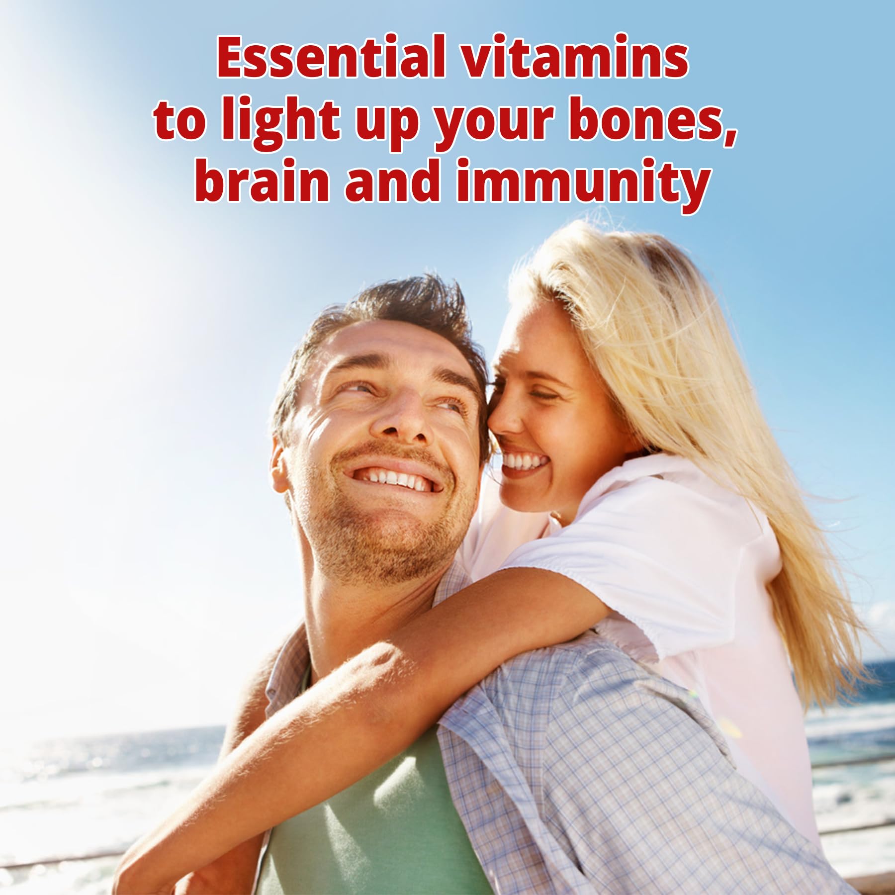 Label illustration indicating D3 from reindeer lichen and B12 from methylcobalamin