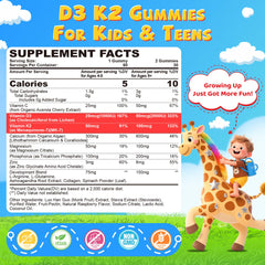 Neviss D3 K2 kids gummies bottle