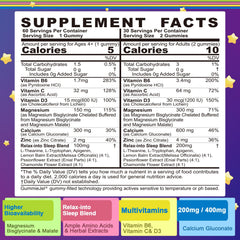 Close-up of time-release gummies highlighting GummieJel technology