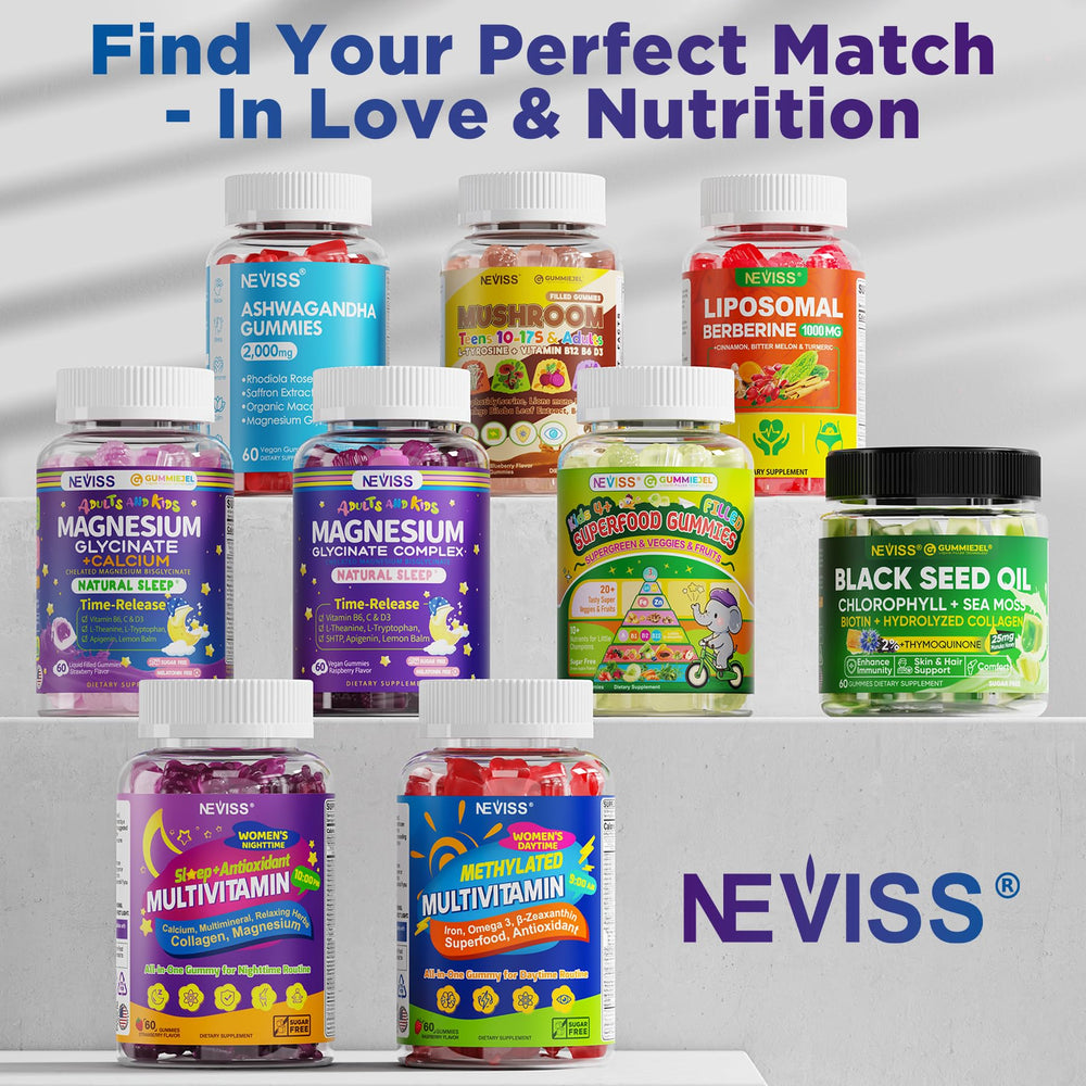 NEVISS sugar-free badge on bottle supports tooth-friendly evening routines.