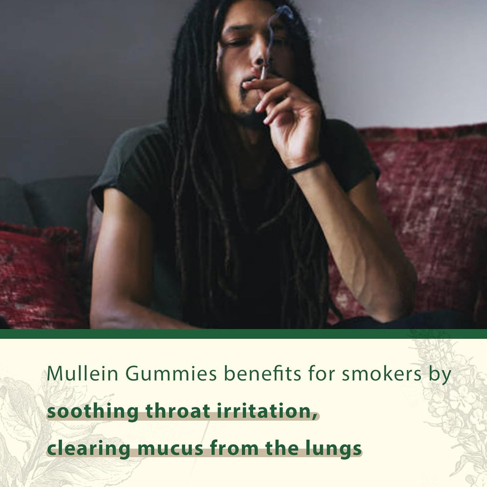 Vegan and gelatin-free Neviss Mullein Gummies packaging