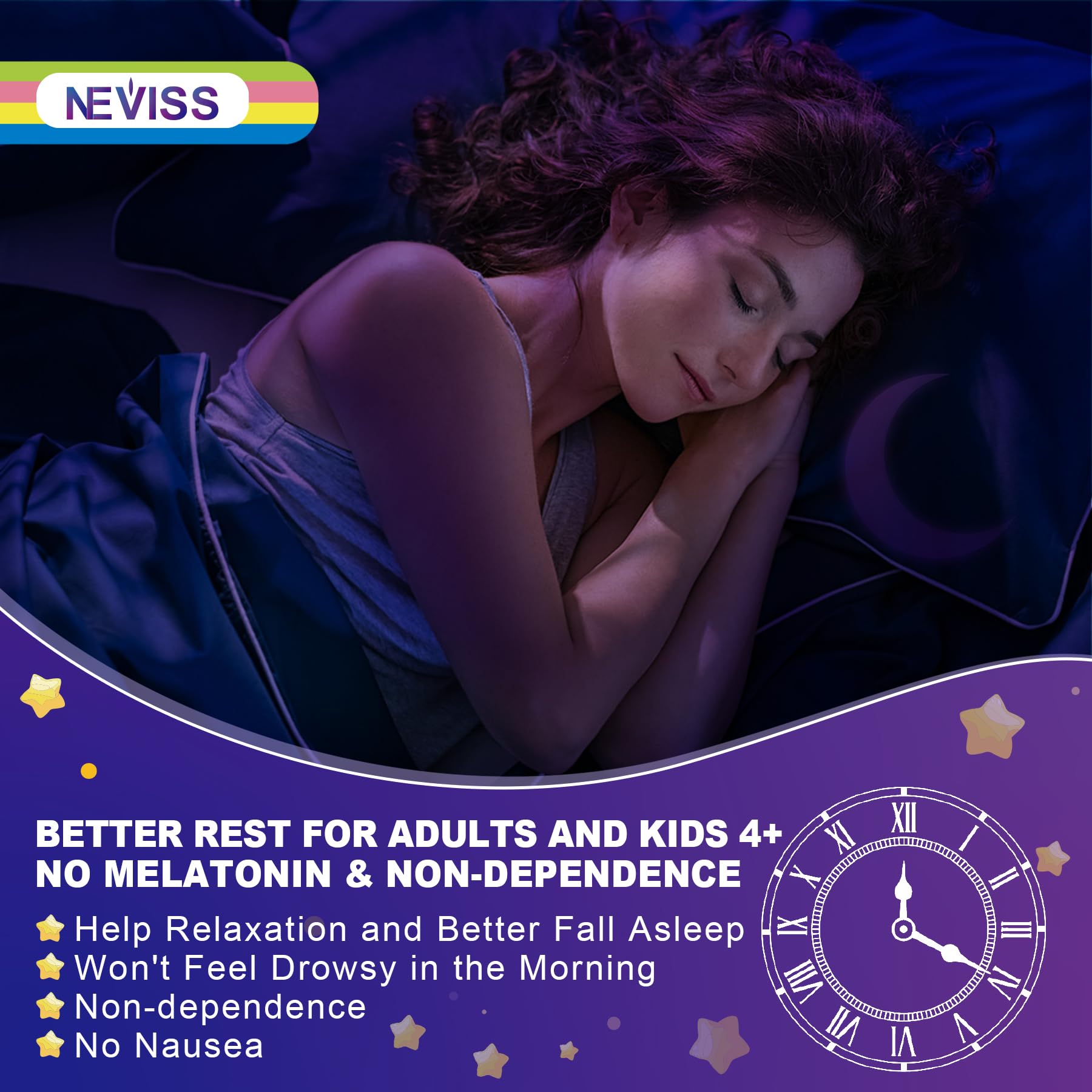 Relax blend gummies featuring L-Theanine and herbal extracts