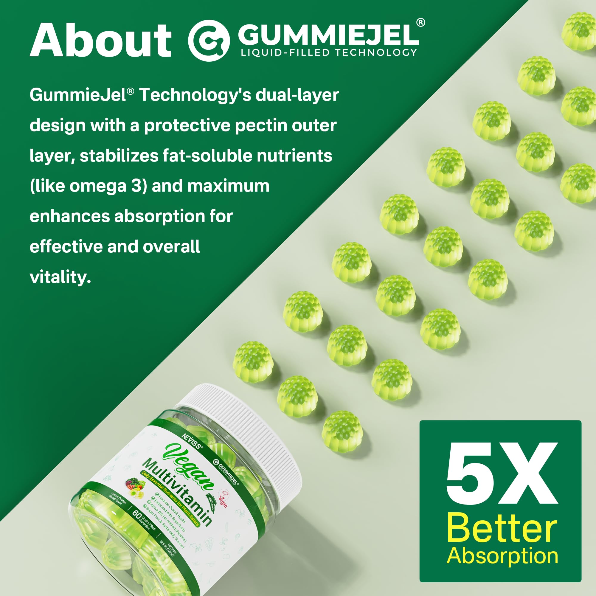 Vegan Society certification on NEVISS product