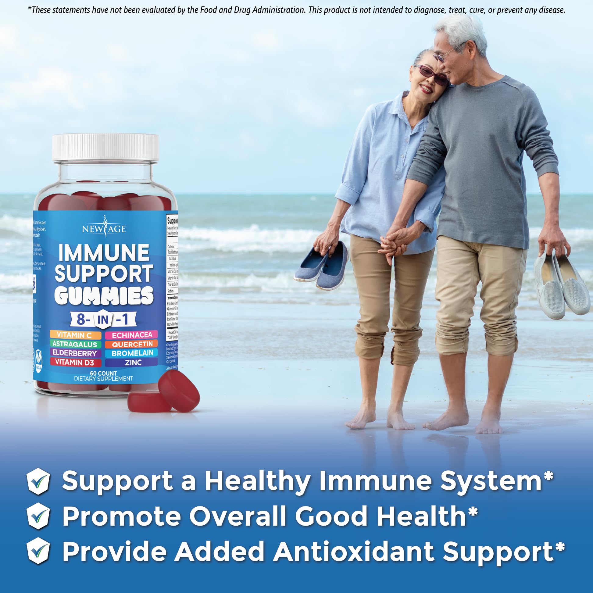 Vitamin D 5000 IU with quercetin and bromelain blend image