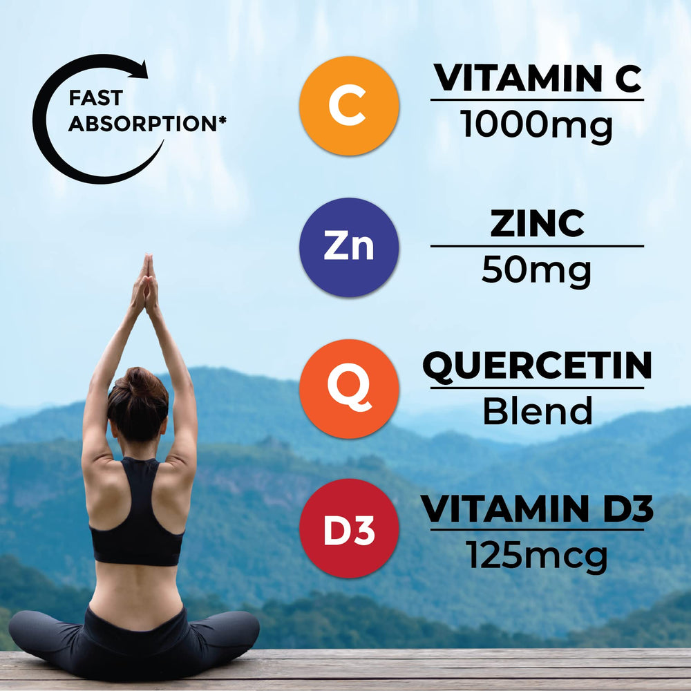 Pack of 2 gummies showing 8 in 1 immune support