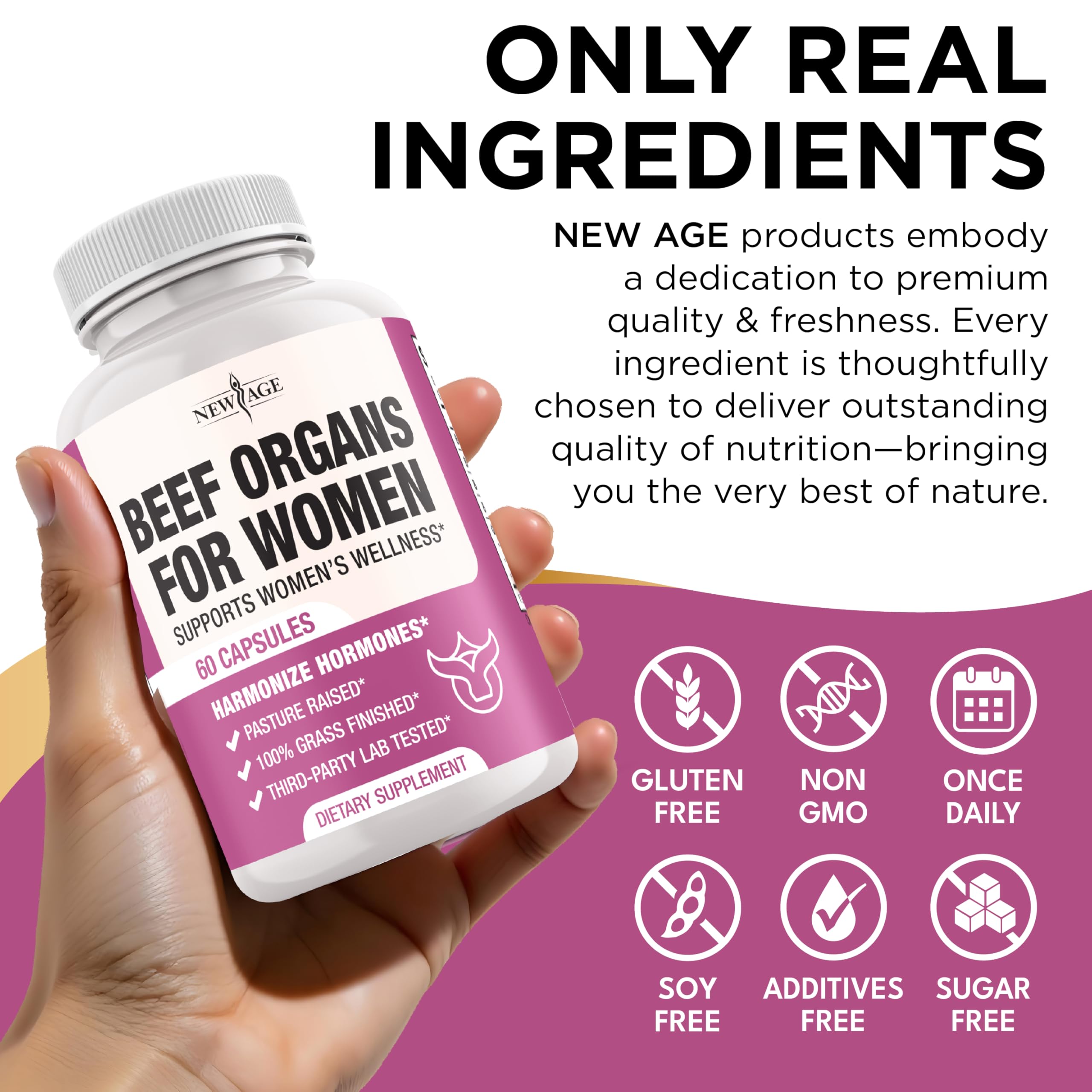 Beef ovary and fallopian tubes tissue included in the formula