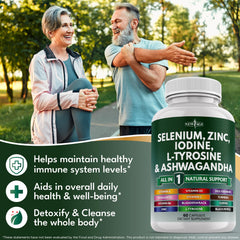 Bladderwrack, Turmeric and Silica Kelp blend imagery for New Age supplement