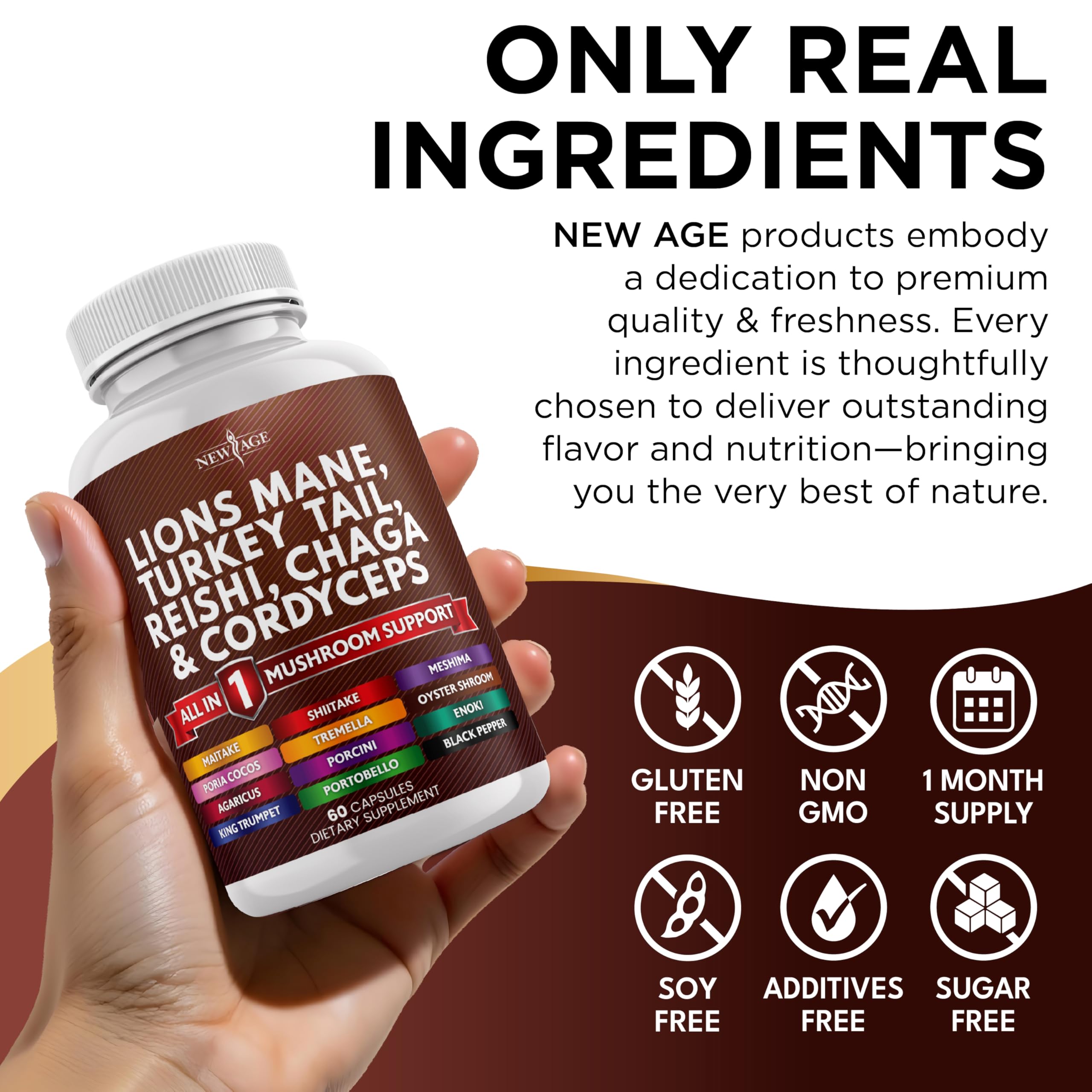 Label indicating facility is registered and certified for New Age supplement