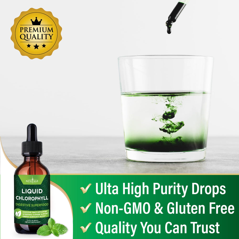 Chlorophyll Drops supporting digestion and gut health