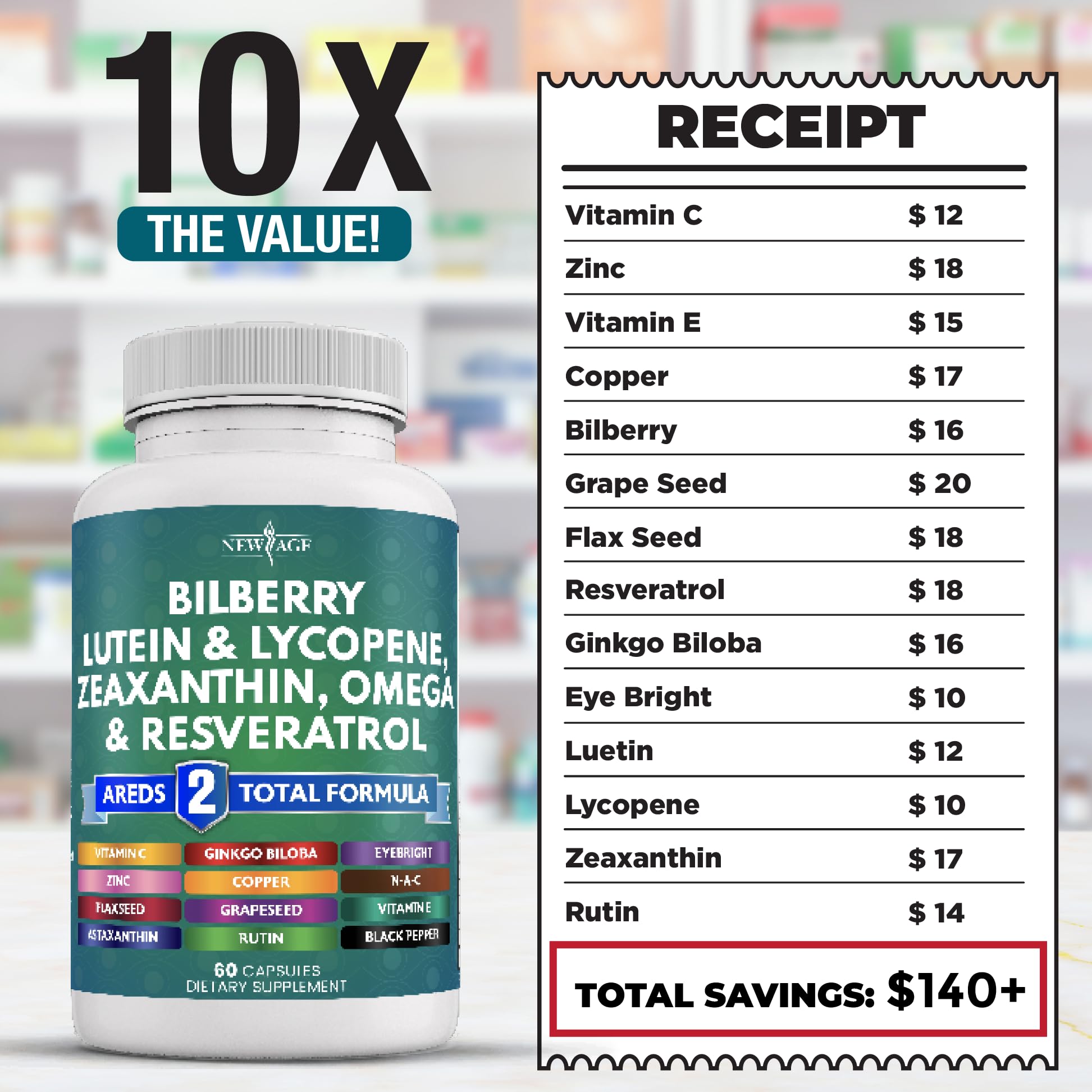 Grape seed extract 200mg for eye health