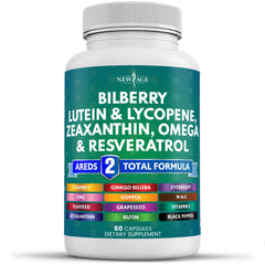 NEW AGE Eye Health Vitamins bottle front view