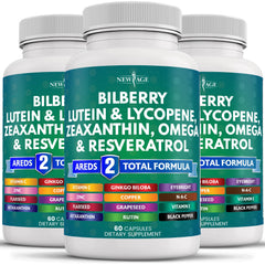 New Age Eye Health Vitamins bottle label