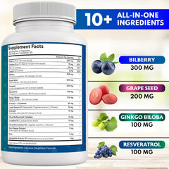 Bilberry extract illustration for eye health
