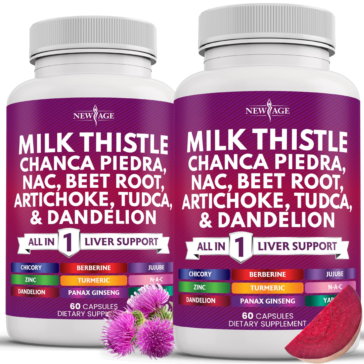 New Age Liver Support bottle label