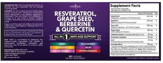 All-in-1 polyphenol capsule packaging design mockup