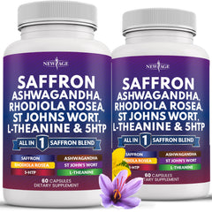 Hero image of NEW AGE Saffron Supplement with Ashwagandha