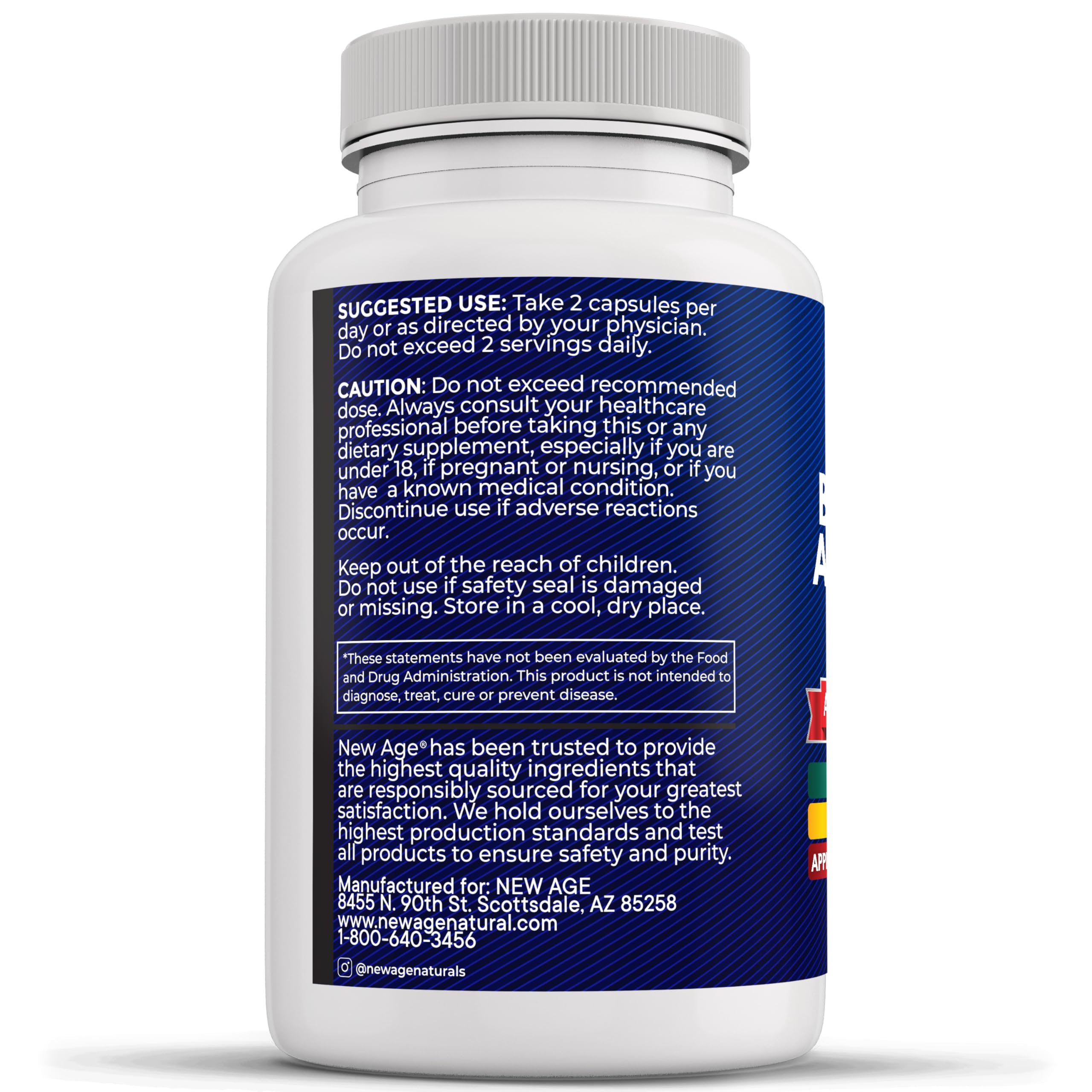 Close-up of sea moss capsules in bottle