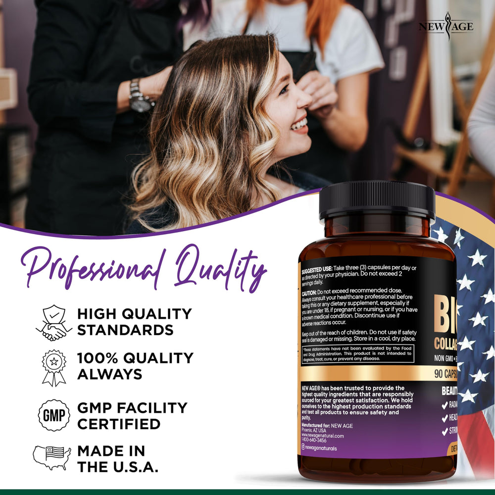 US-manufactured New Age hair and beauty vitamins