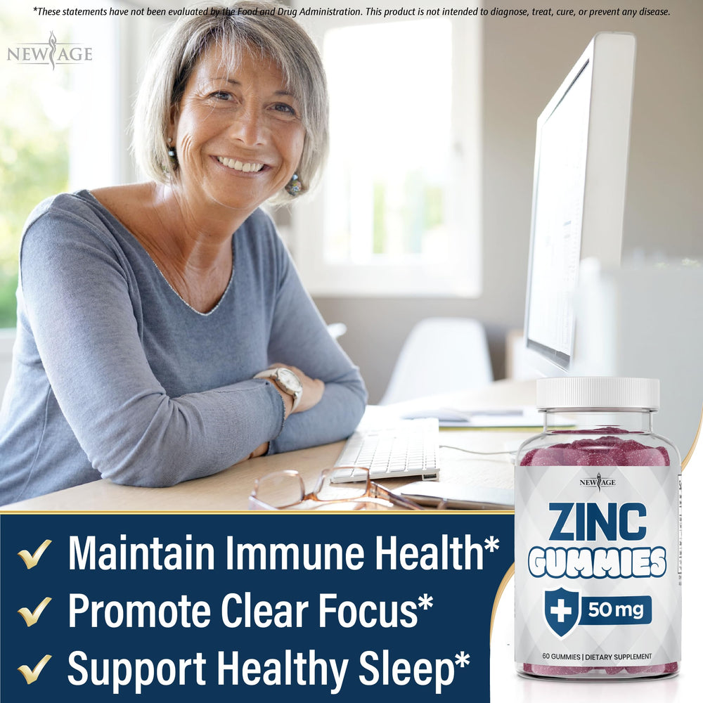 All natural, non-GMO zinc gummies with no fillers