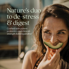 Close-up of All-Flora De-Stress label