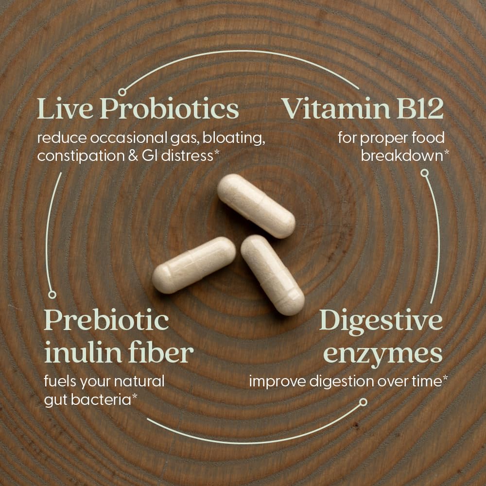 Probiotics bottle indicating five billion CFU for All-Flora
