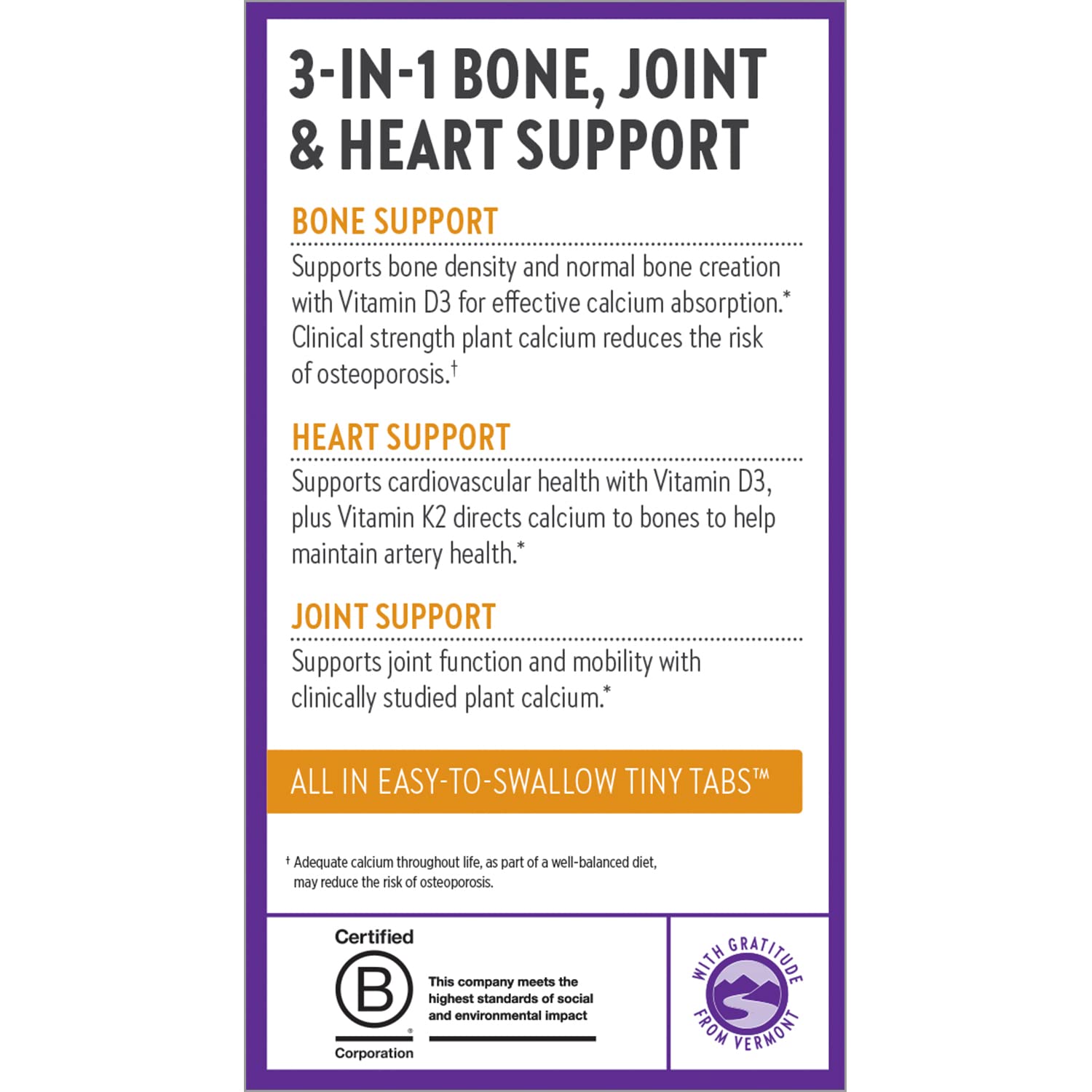 Iceland-sourced calcium for bone health