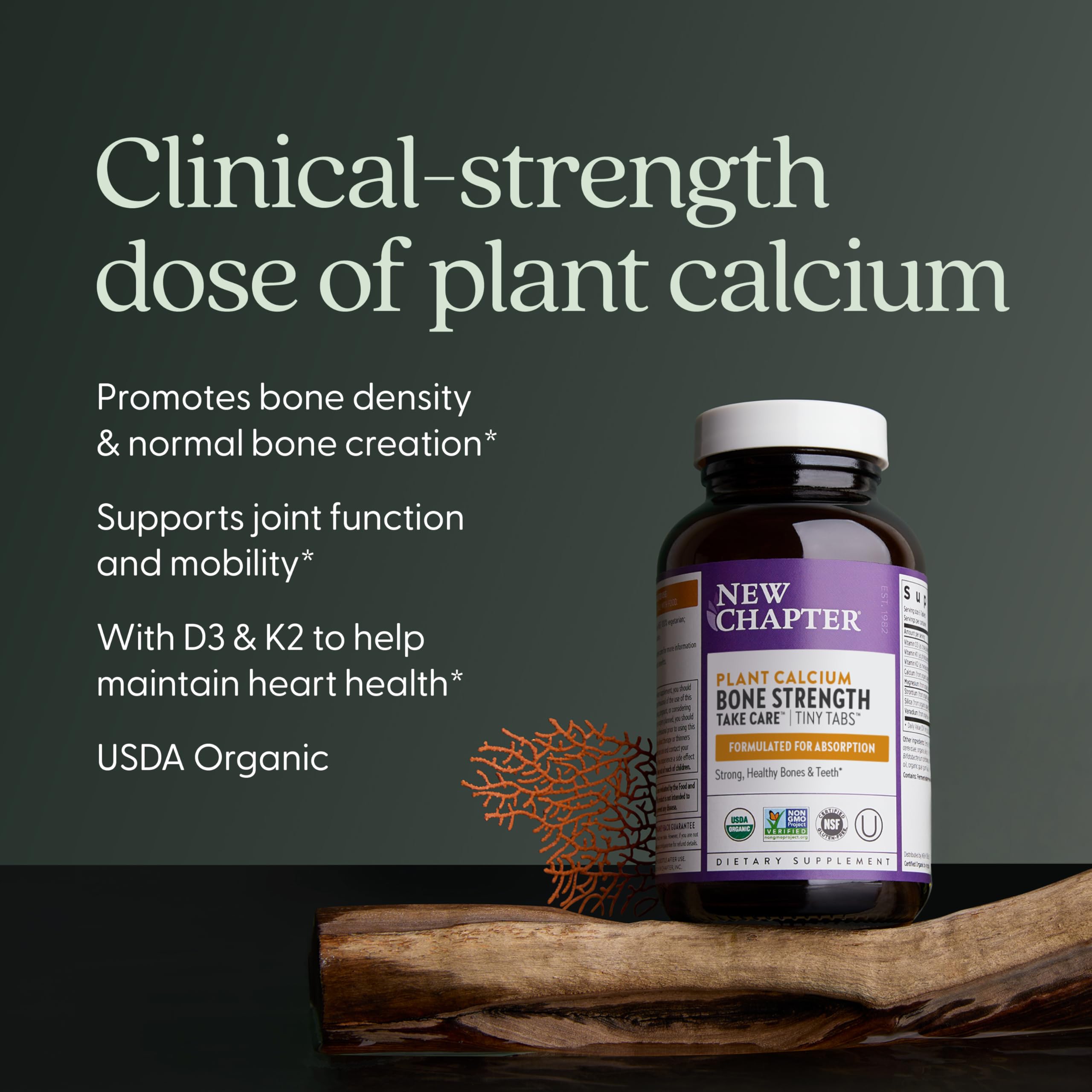 Calcium with magnesium and 70+ trace minerals