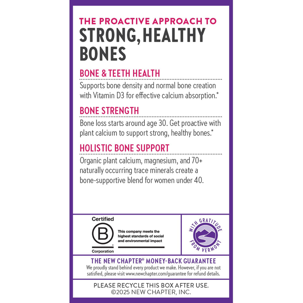 Active woman taking plant-based calcium supplement