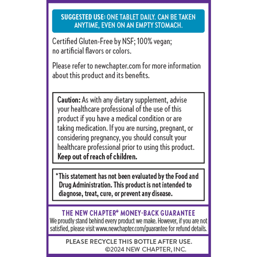 Certified Vegan and Gluten Free seals on bottle