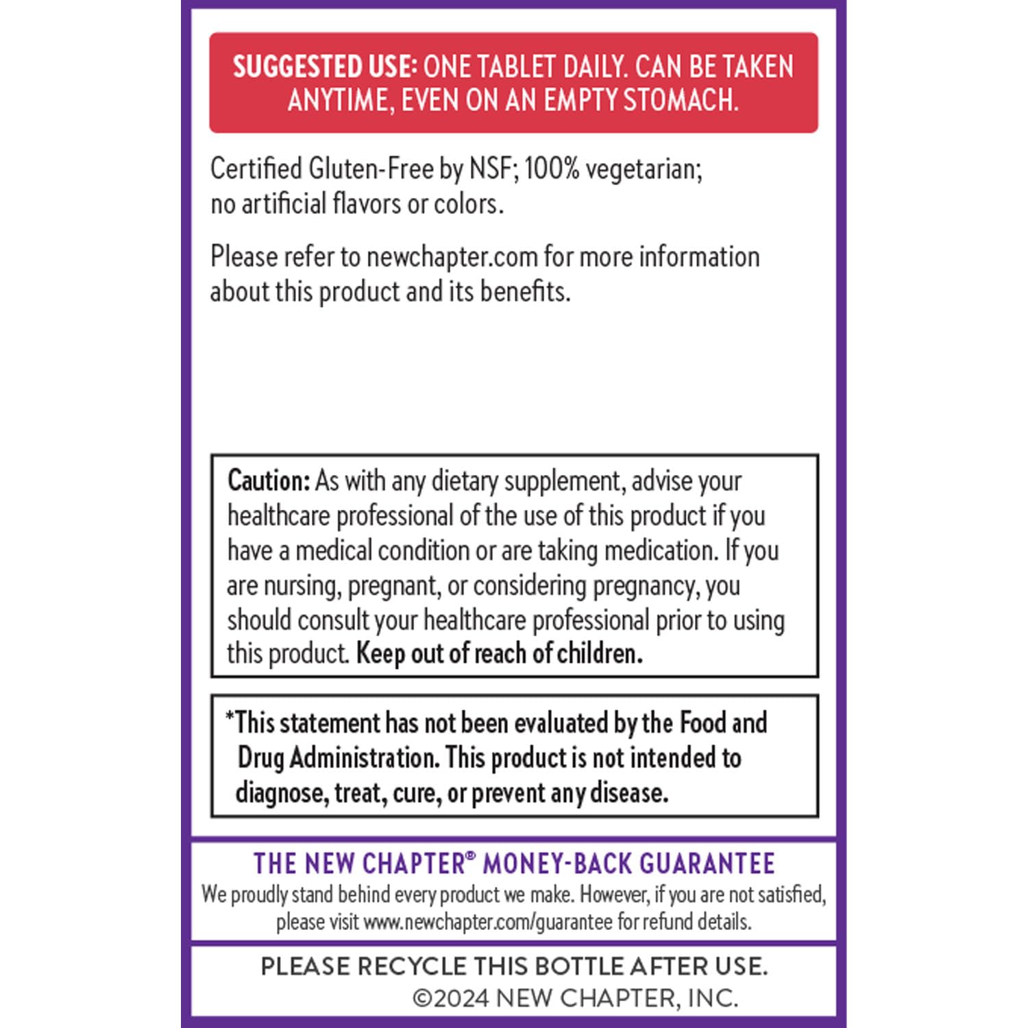 Product packaging highlighting immune, bone, and heart support