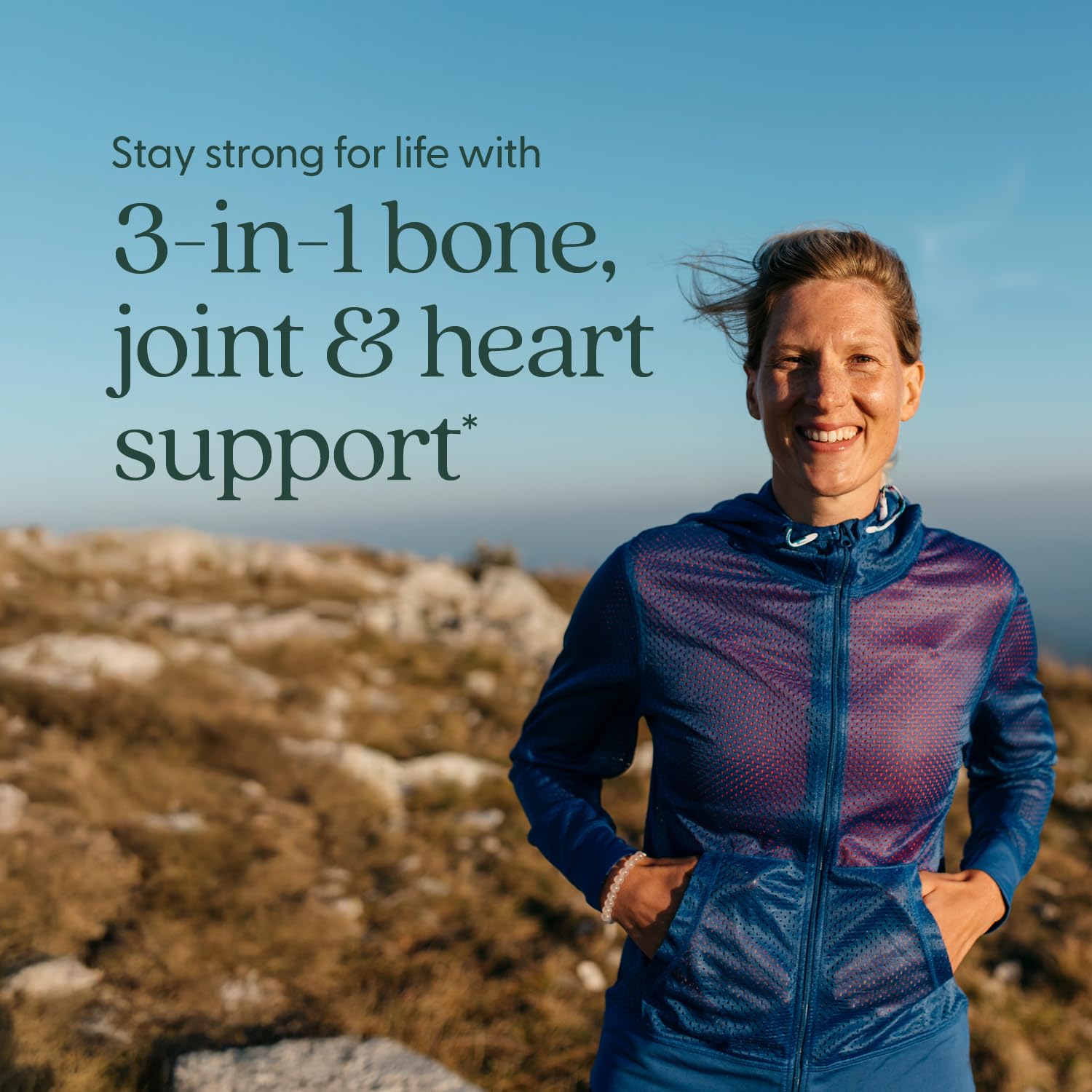New Chapter calcium with K2-D3 directs calcium to bones for stronger structure