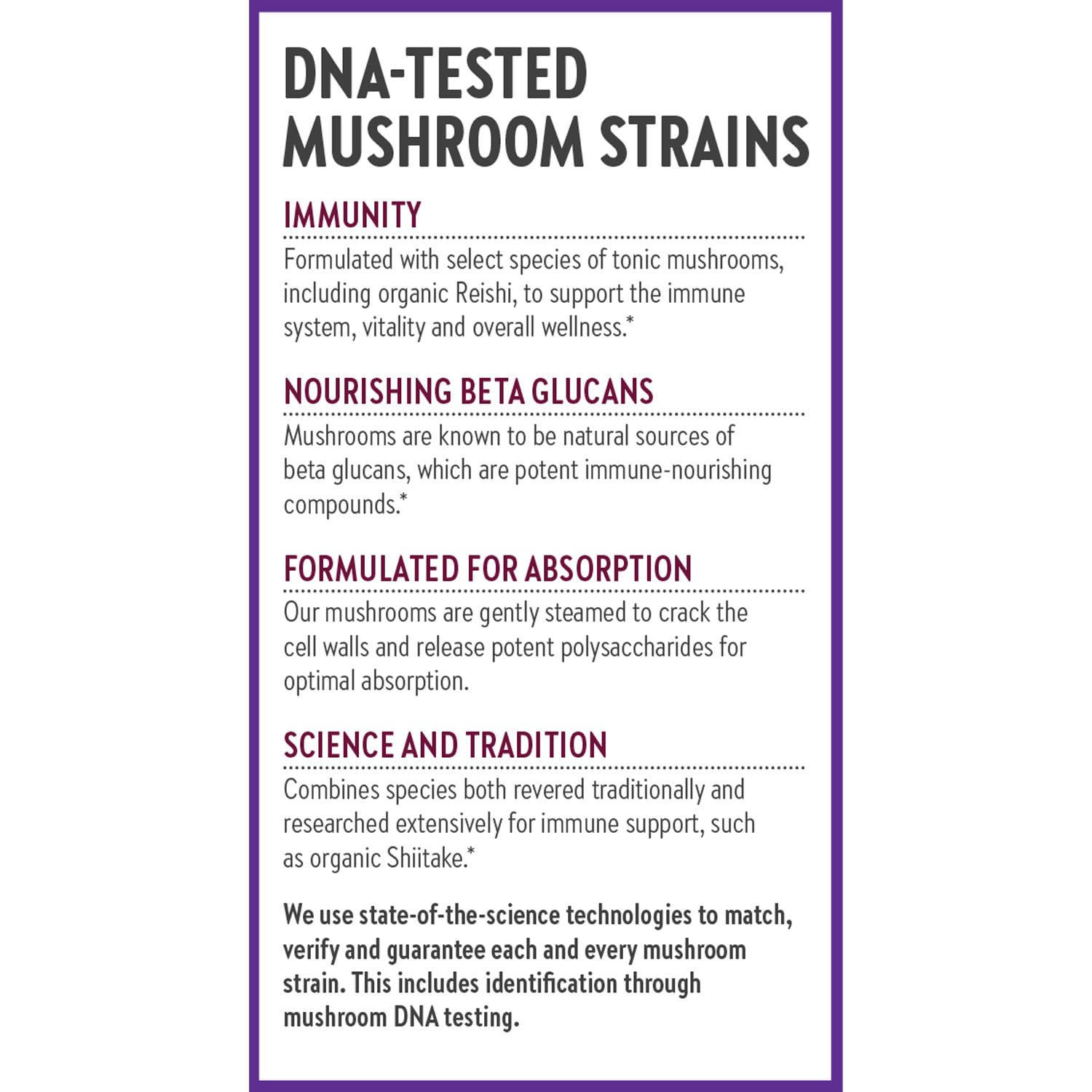 Side view of packaging highlighting ingredients and certifications
