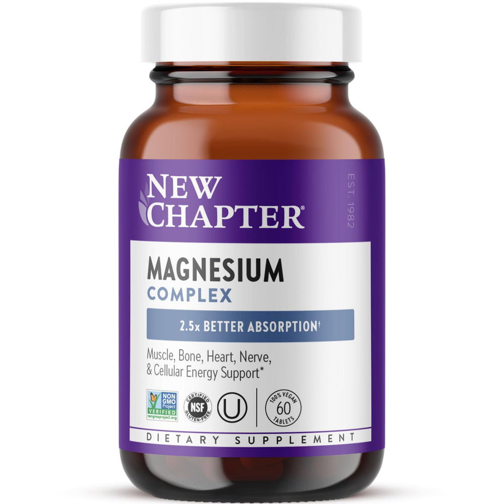 New Chapter Magnesium Complex bottle and label