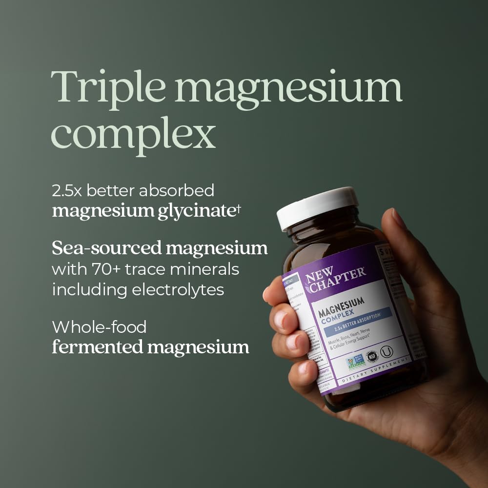 New Chapter Magnesium Complex 60 tablets package