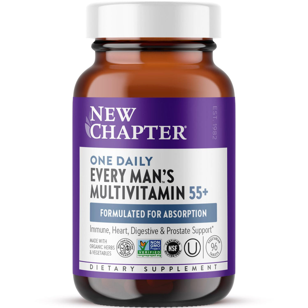 New Chapter Men's Multivitamin 50+ bottle front view
