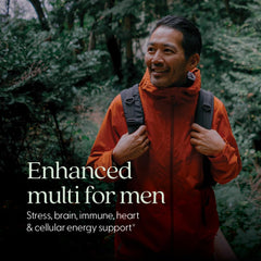 Immune support and vitamin blend visual for New Chapter men’s multivitamin