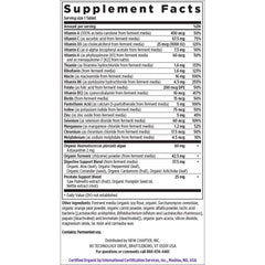 New Chapter Multivitamin for Men 50+ bottle back