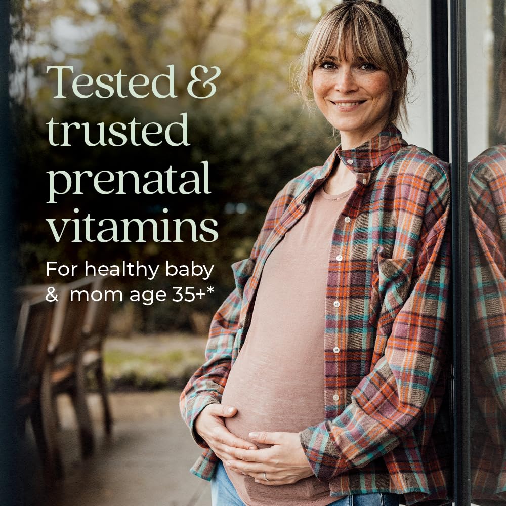 Front view of One Daily Prenatal Vitamin 35+ bottle