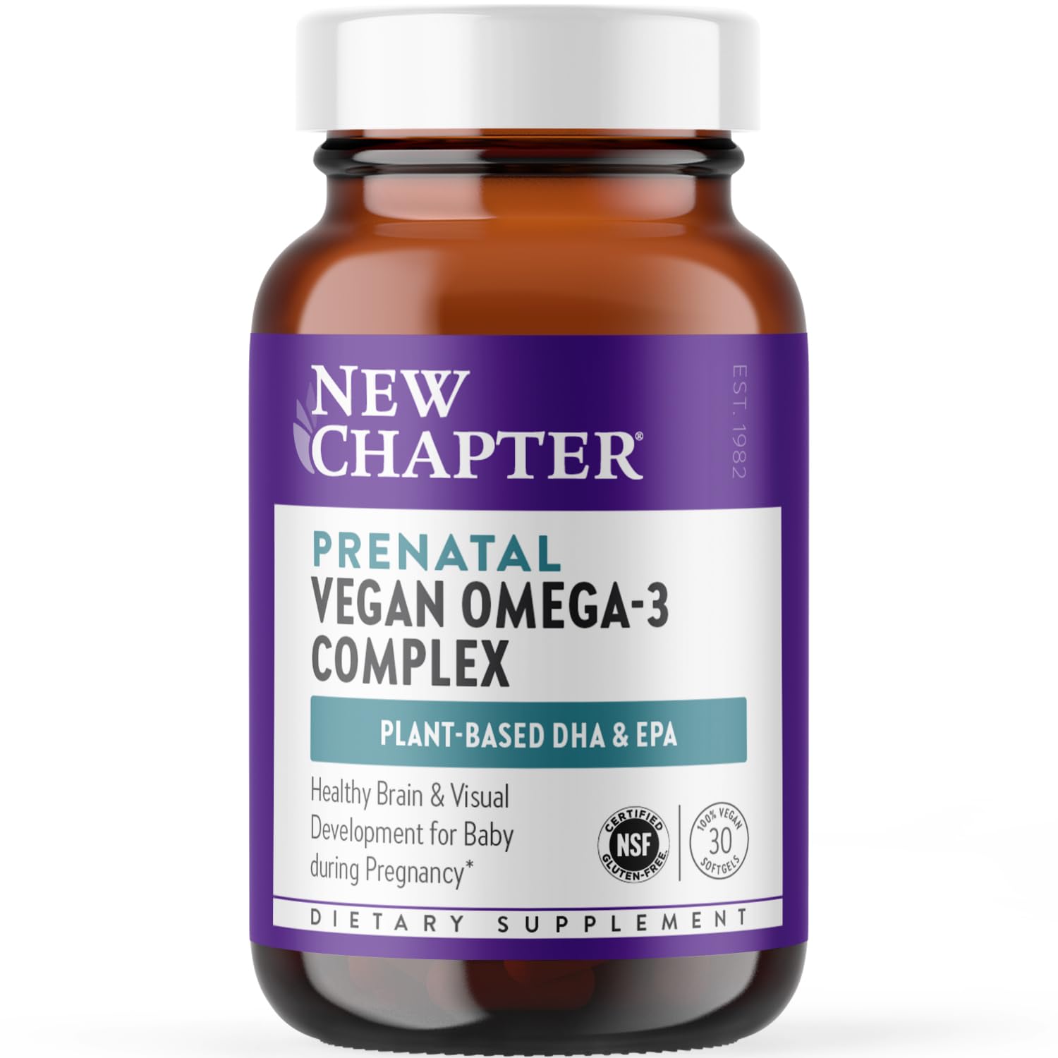 New Chapter prenatal omega-3 softgels bottle hero