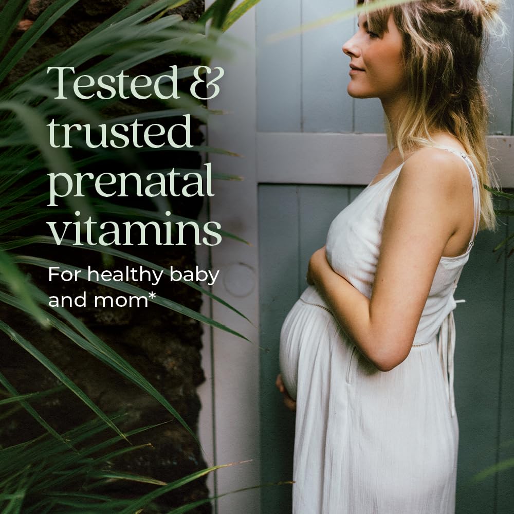 Close-up of One Daily Prenatal Vitamin tablet