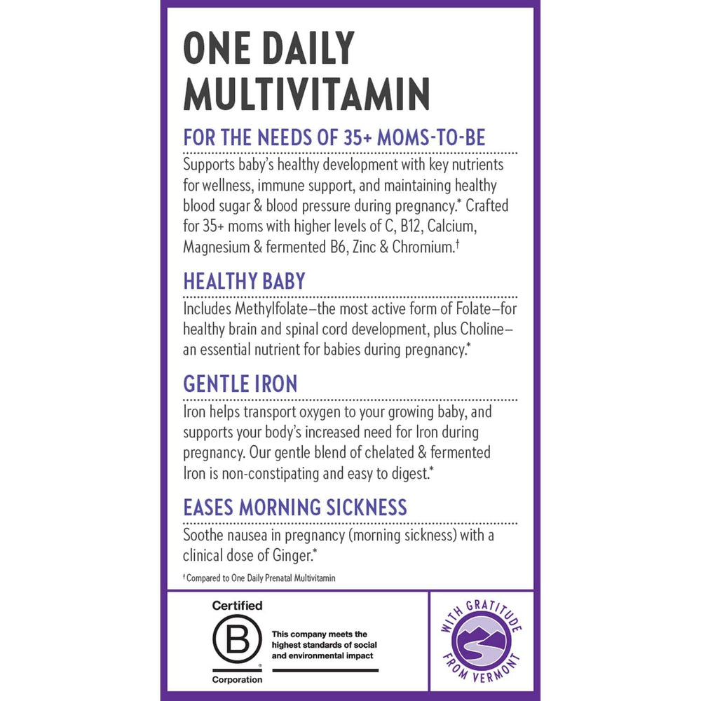 Supplement facts and ingredients label
