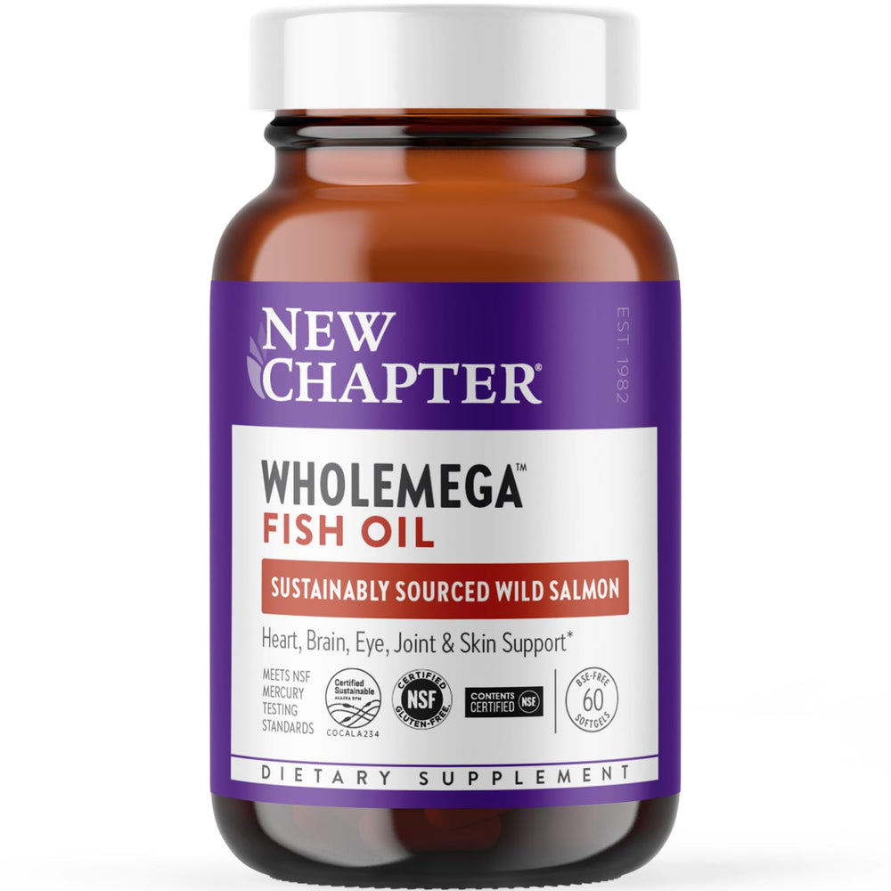 New Chapter Wholemega 2000mg serving image (two softgels)