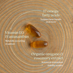 100% wild Alaskan salmon oil used in Wholemega