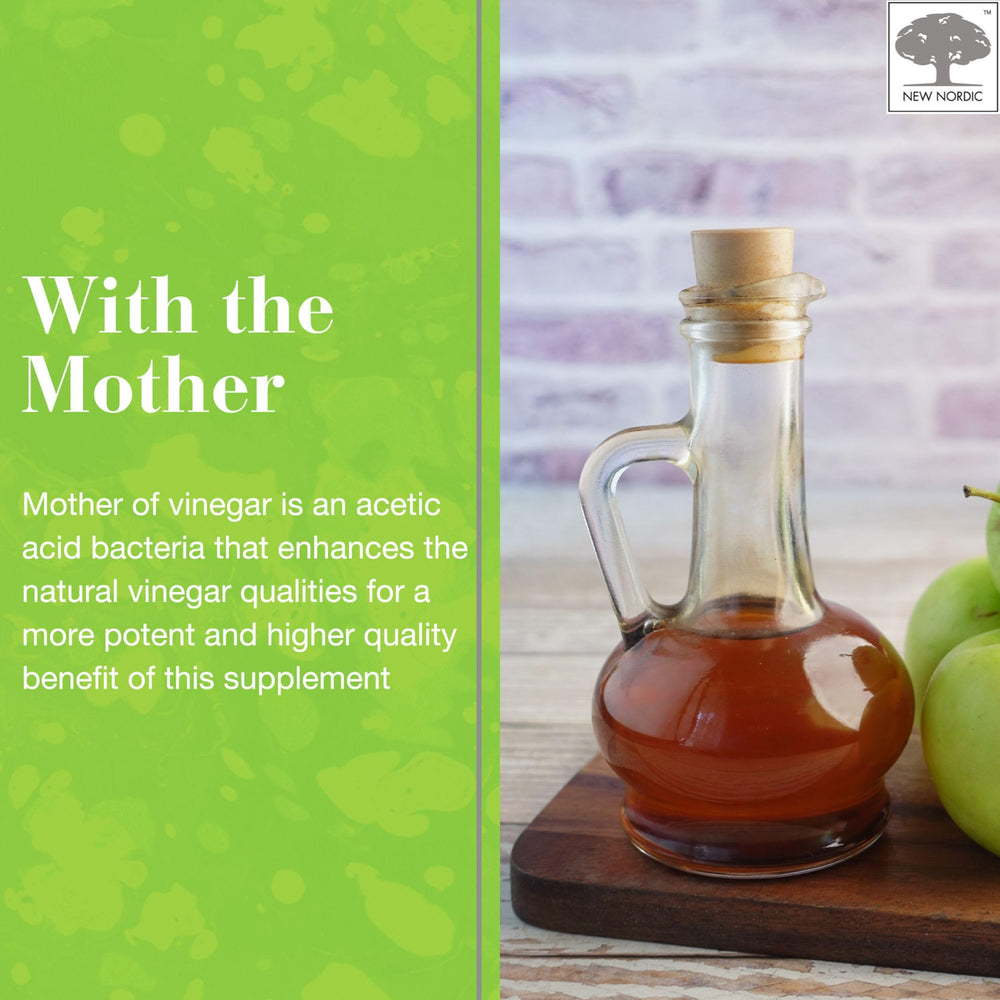 NEW NORDIC Apple Cider Vinegar Gummies featuring pure ingredients for clean daily supplementation