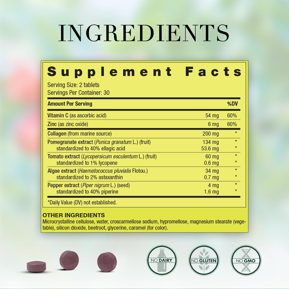 NEW NORDIC collagen filler tablets Sweden-made seal signals quality