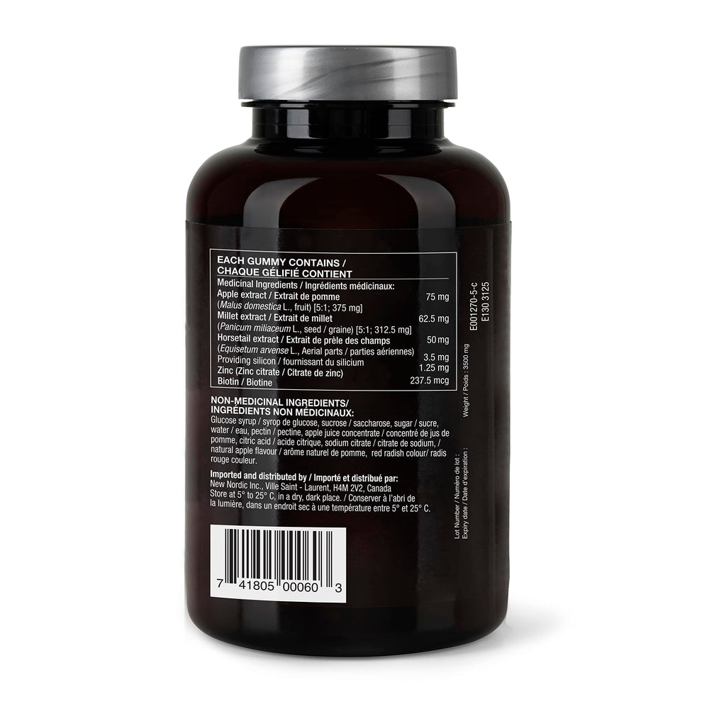 Illustration of benefits for hair, skin and nails