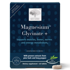 New Nordic Magnesium Glycinate 220 mg bottle