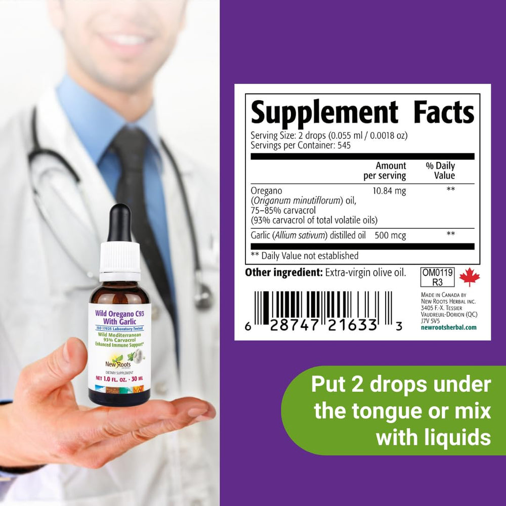 ISO 17025 lab-tested seal with gluten-free and non-GMO labels