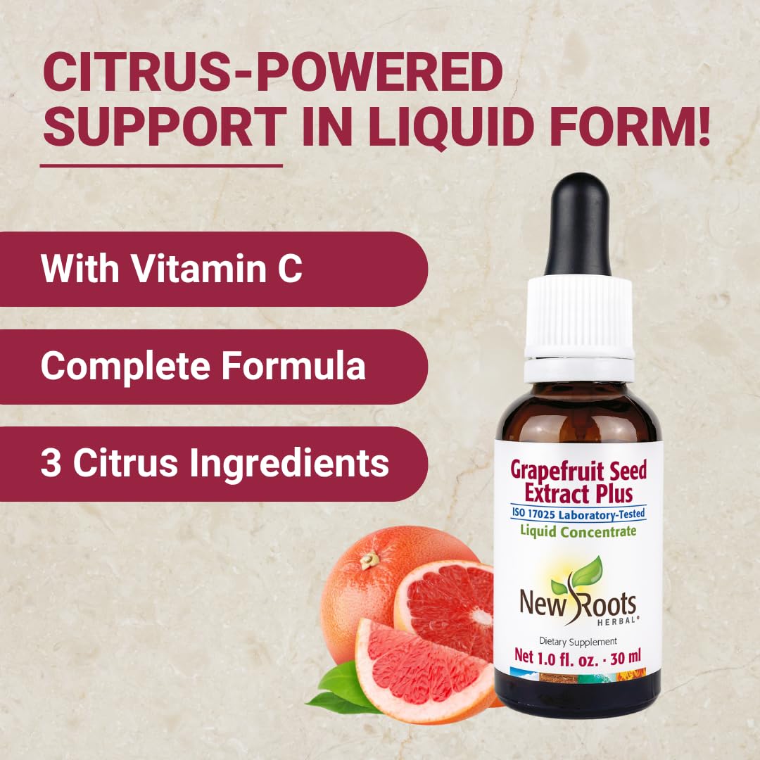Grapefruit Seed Extract Tincture 30 ml bottle on white background