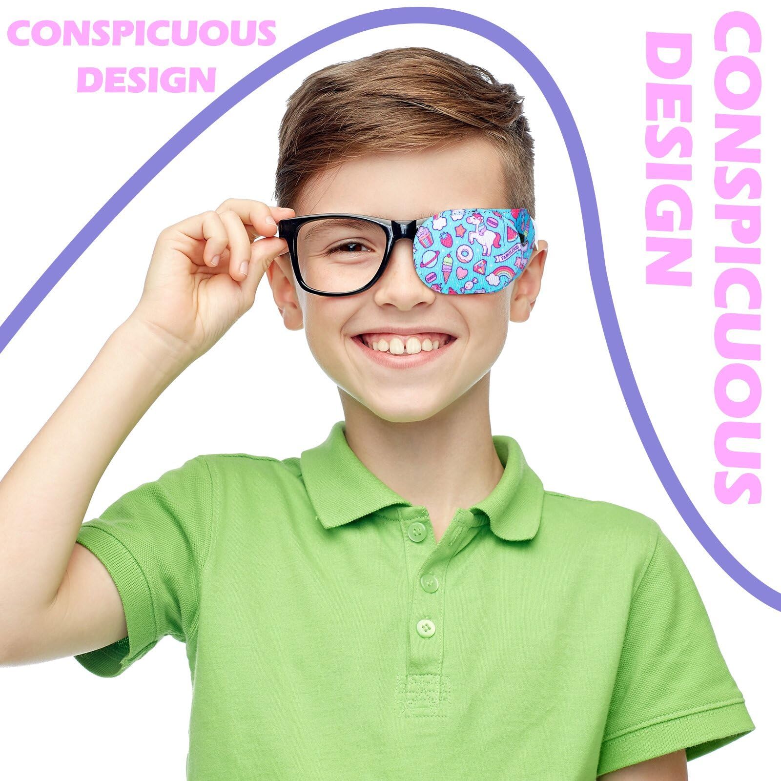 Unicorn pattern eye patch for kids by Newcotte
